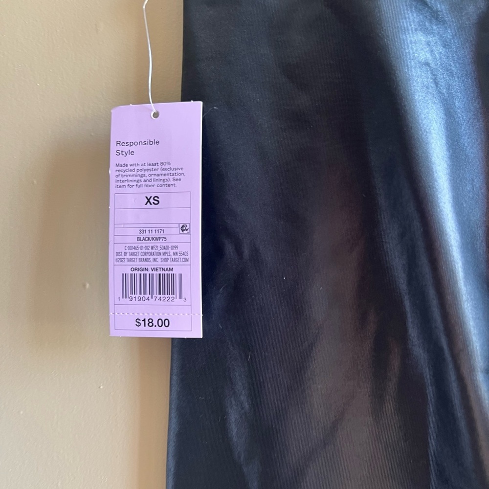 Wild Fable Shiny Faux Leather Leggings NWT - Picture 5 of 6